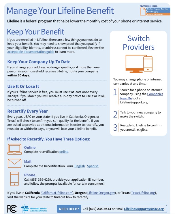 Manage the Benefit